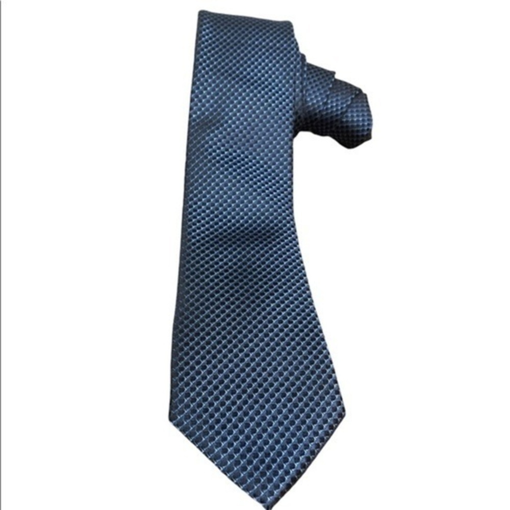 AWEARNESS SILK TIE KENNETH COLE BLUE TIE OS
